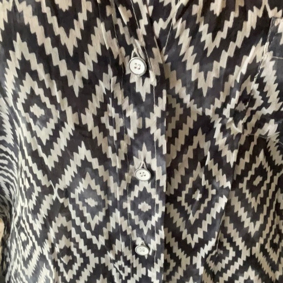 Velvet button down shirt M - Picture 3 of 6